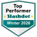 slashdot top performer winter 2026 award image
